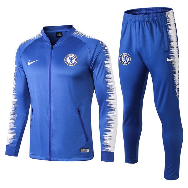 Chandal Chelsea 2018-2019 Blanco Azul Claro